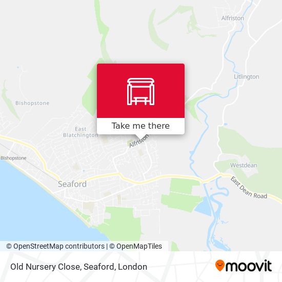 Old Nursery Close, Seaford map