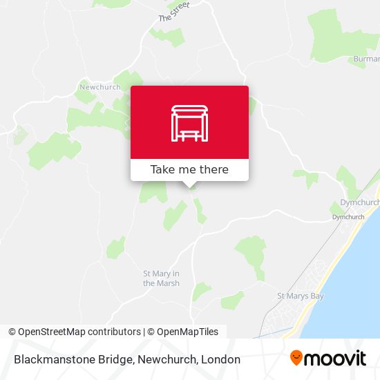 Blackmanstone Bridge, Newchurch map