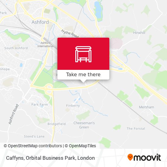 Caffyns, Orbital Business Park map