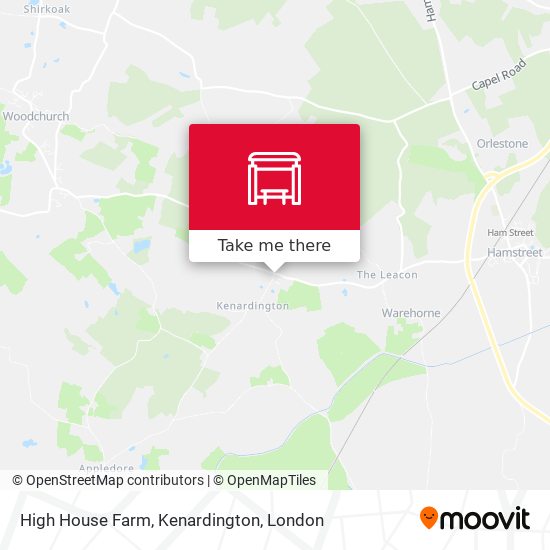 High House Farm, Kenardington map