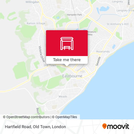 Hartfield Road, Old Town map