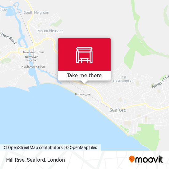 Hill Rise, Seaford map