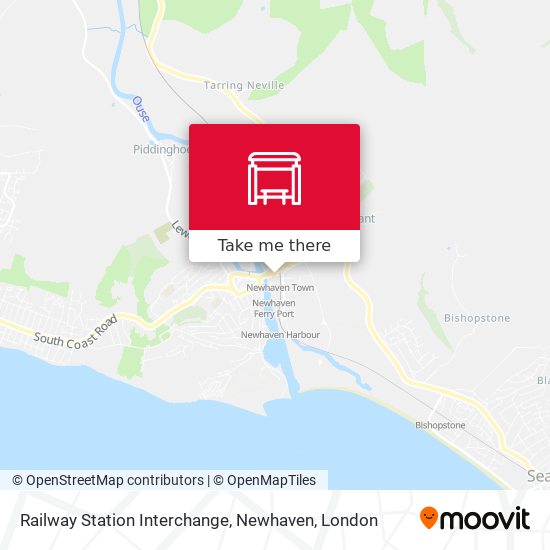 Railway Station Interchange, Newhaven map