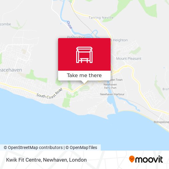 Kwik Fit Centre, Newhaven map