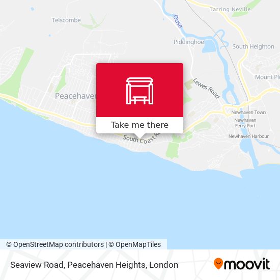 Seaview Road, Peacehaven Heights map