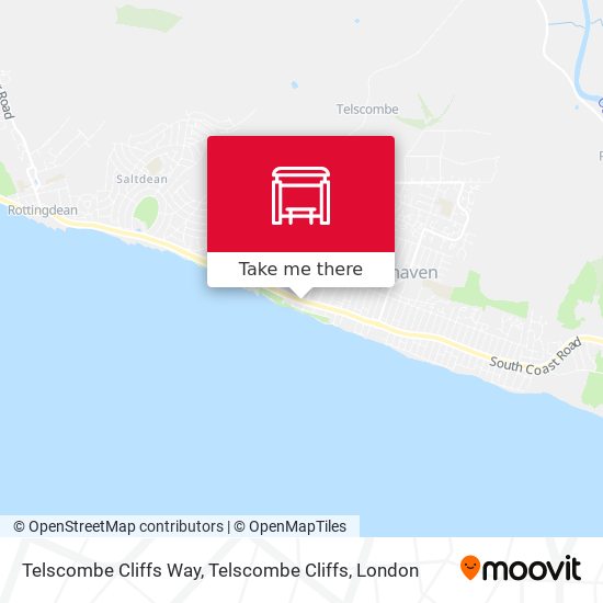 Telscombe Cliffs Way, Telscombe Cliffs map