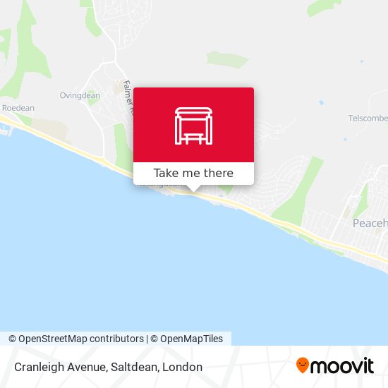 Cranleigh Avenue, Saltdean map