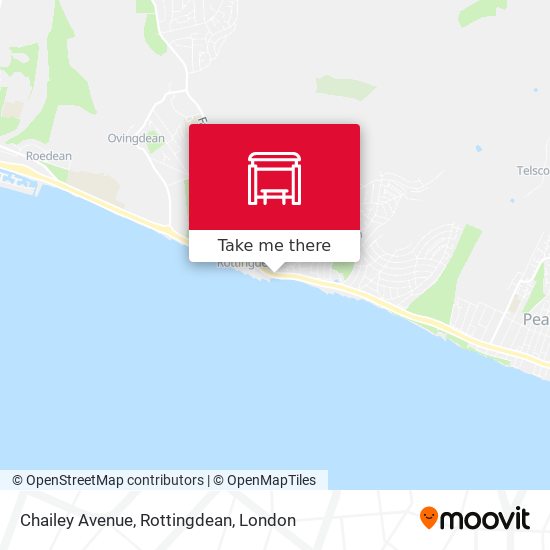 Chailey Avenue, Rottingdean map
