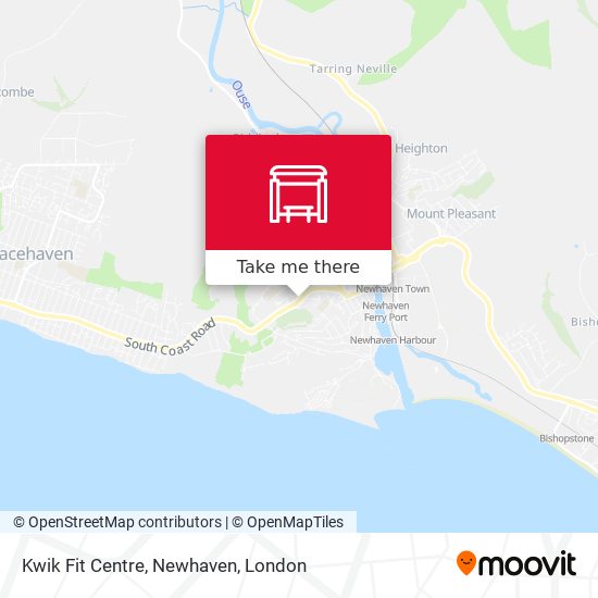 Kwik Fit Centre, Newhaven map