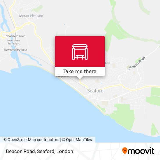 Beacon Road, Seaford map