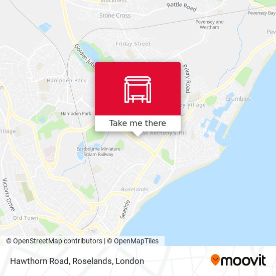 Hawthorn Road, Roselands map