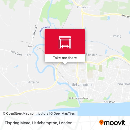 Elspring Mead, Littlehampton map