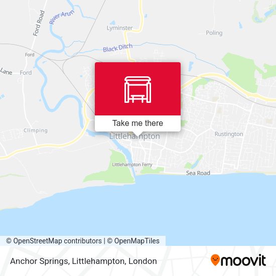 Anchor Springs, Littlehampton map