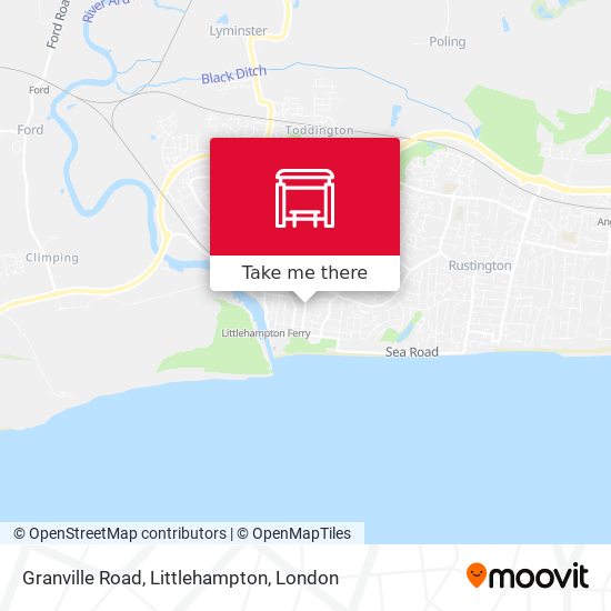 Granville Road, Littlehampton map