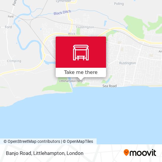 Banjo Road, Littlehampton map