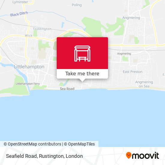 Seafield Road, Rustington map