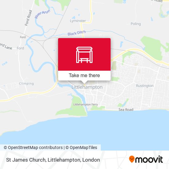 St James Church, Littlehampton map