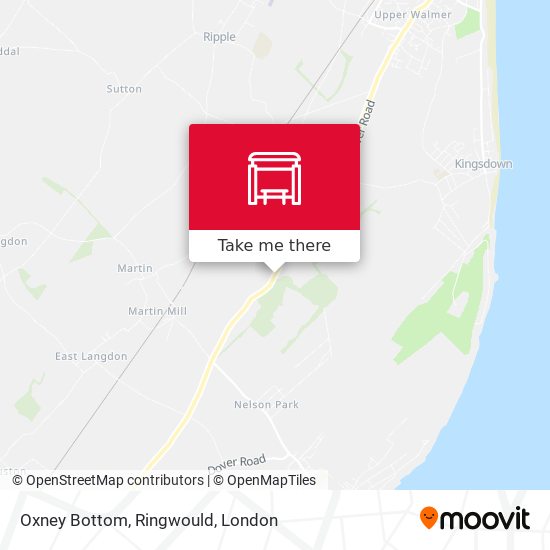 Oxney Bottom, Ringwould map