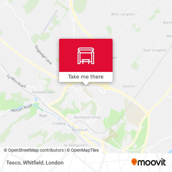 Tesco, Whitfield map