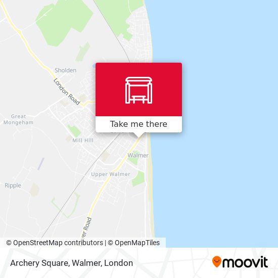 Archery Square, Walmer map