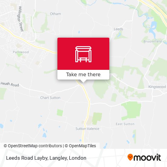 Leeds Road Layby, Langley map