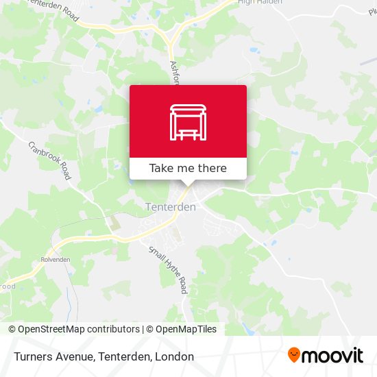 Turners Avenue, Tenterden map