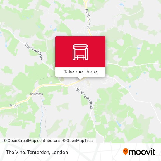 The Vine, Tenterden map