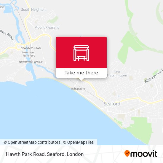 Hawth Park Road, Seaford map