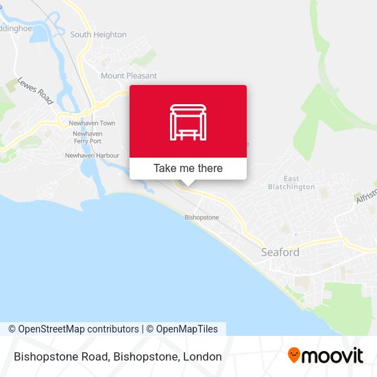 Bishopstone Road, Bishopstone map