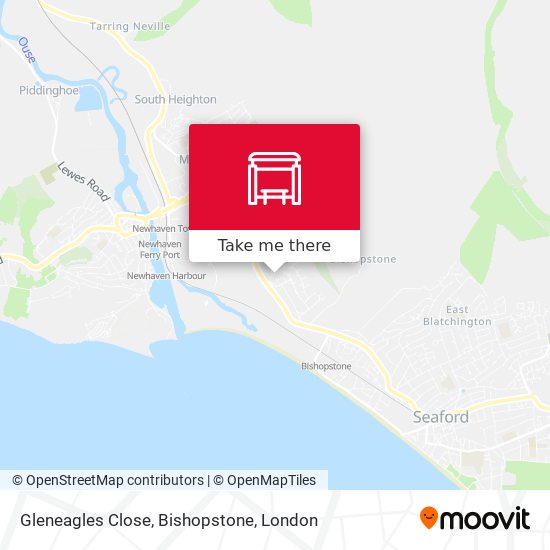Gleneagles Close, Bishopstone map