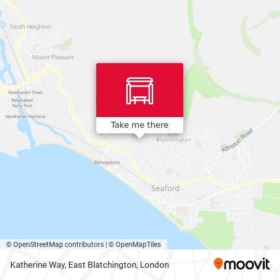 Katherine Way, East Blatchington map