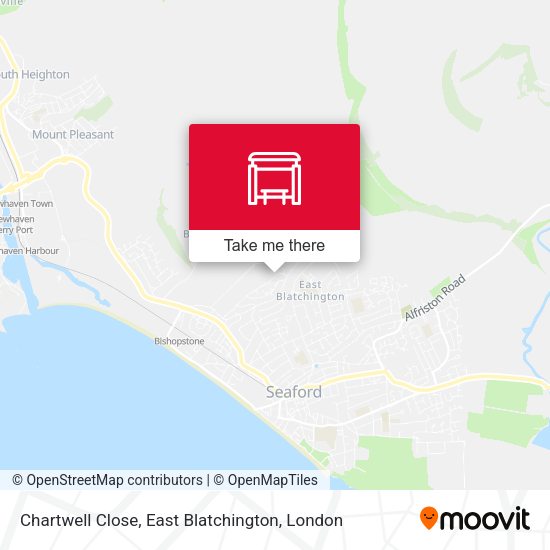 Chartwell Close, East Blatchington map