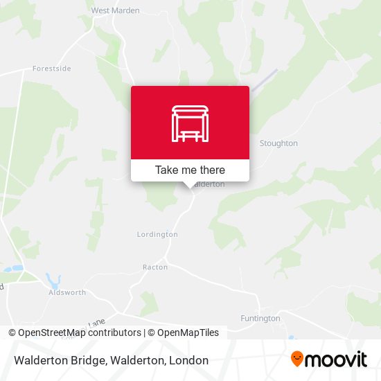 Walderton Bridge, Walderton map