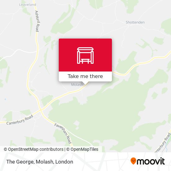 The George, Molash map