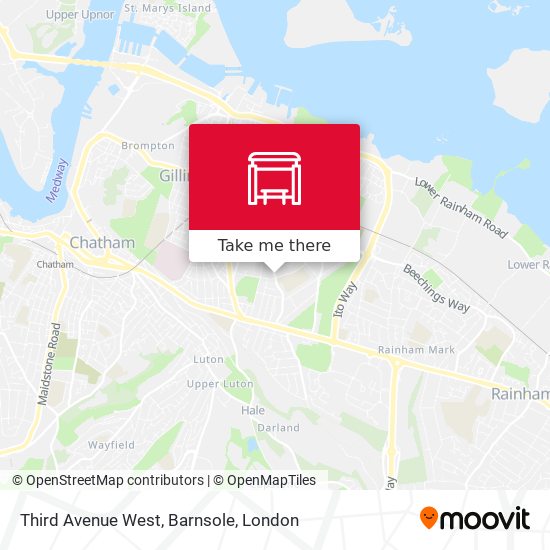 Third Avenue West, Barnsole map