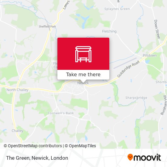 The Green, Newick map