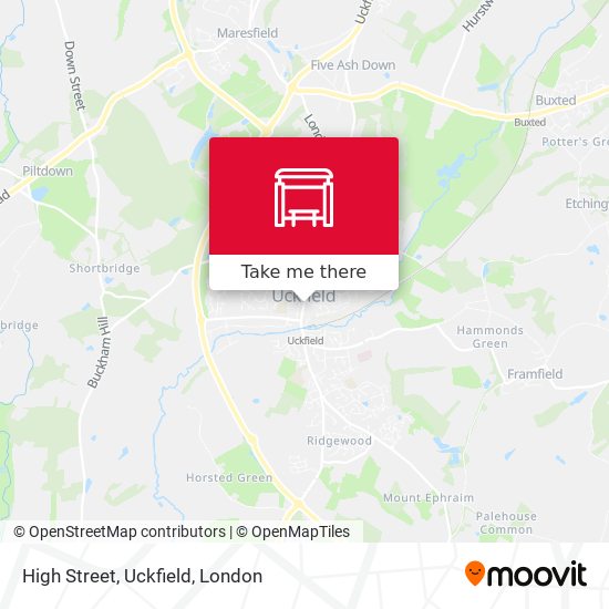 High Street, Uckfield map
