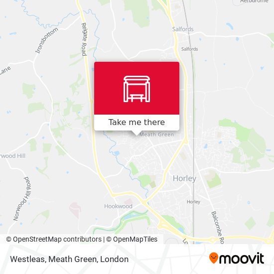 Westleas, Meath Green map