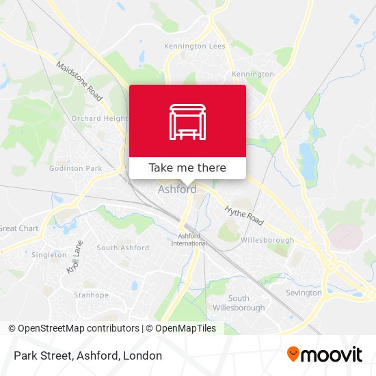 Park Street, Ashford map