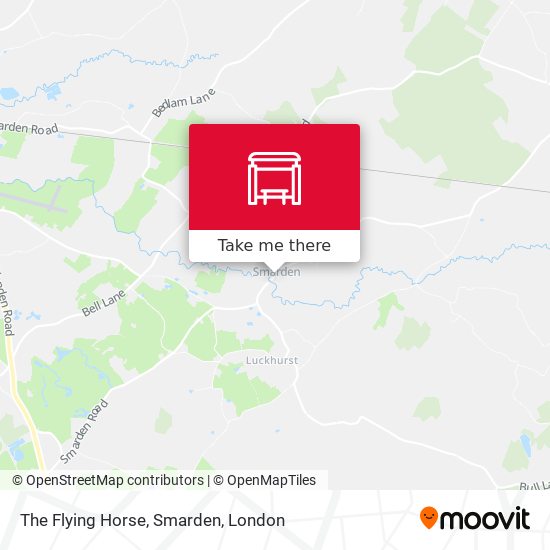 The Flying Horse, Smarden map