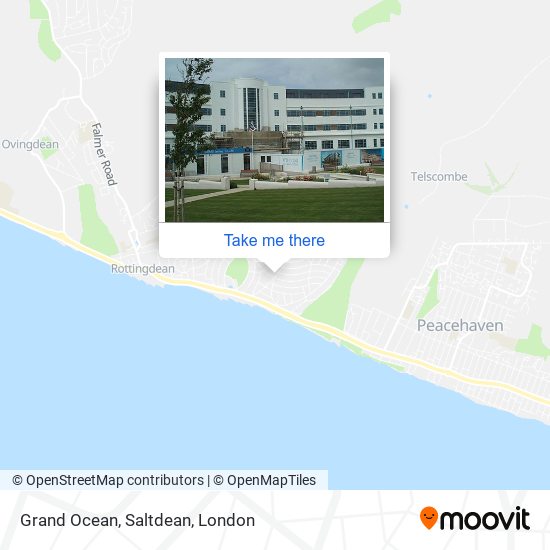 Grand Ocean, Saltdean map