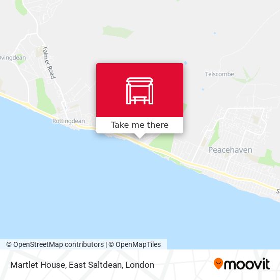 Martlet House, East Saltdean map