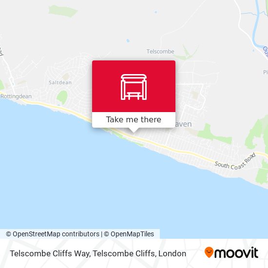 Telscombe Cliffs Way, Telscombe Cliffs map