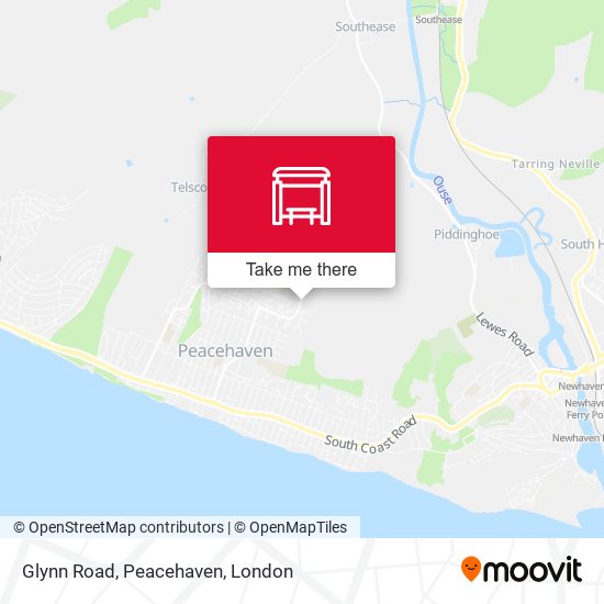 Glynn Road, Peacehaven map