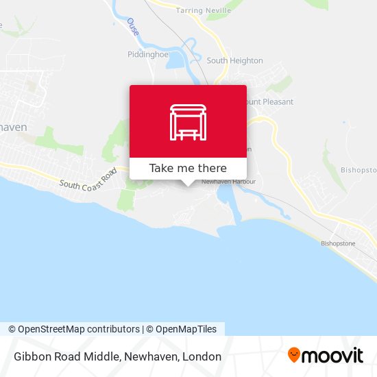 Gibbon Road Middle, Newhaven map