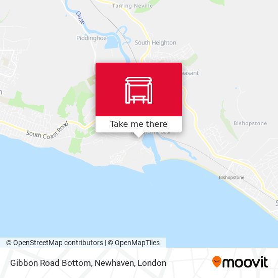 Gibbon Road Bottom, Newhaven map