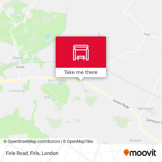 Firle Road, Firle map