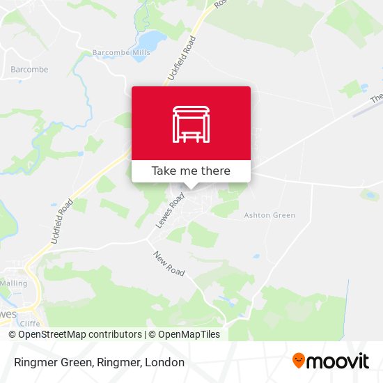 Ringmer Green, Ringmer map