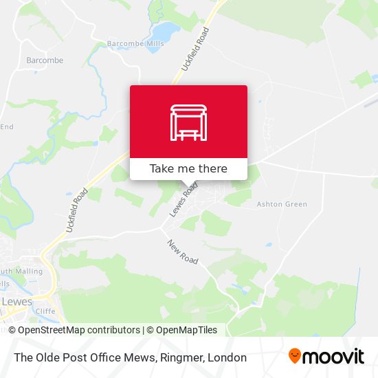 The Olde Post Office Mews, Ringmer map