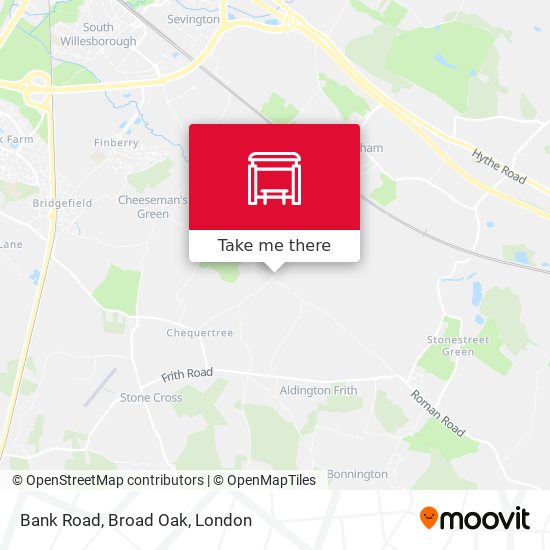 Bank Road, Broad Oak map